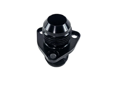 Vibrant -6AN Bulkhead Adapter 90 Degree Elbow Fitting - Anodized Vibrant -6AN Bulkhead Adapter 90 Degree Elbow Fitting - Anodized