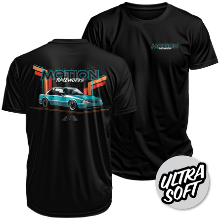80s Retro Fox Body Shirt (District Material) - Motion Raceworks