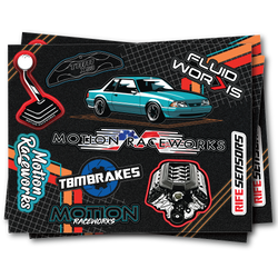 Calypso Foxbody Sticker Sheet 8.5"x11"
