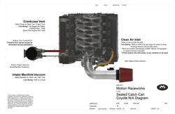 Motion Raceworks F150 2 Stage Active Billet Catch Can Coyote Kit - Motion Raceworks
