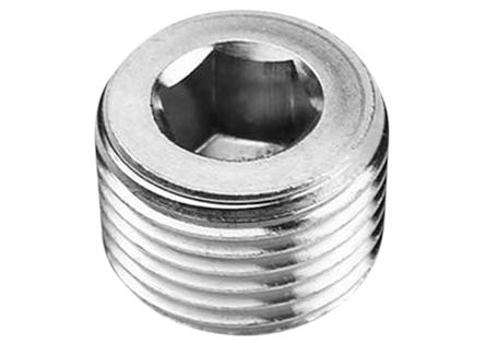 1/8" NPT Steel Port Plug Mild Steel Zinc Plated 34-00040