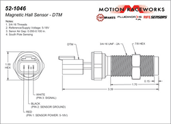 RIFE Magnetic Crank Trigger Hall Effect Sensor DTM - Motion Raceworks