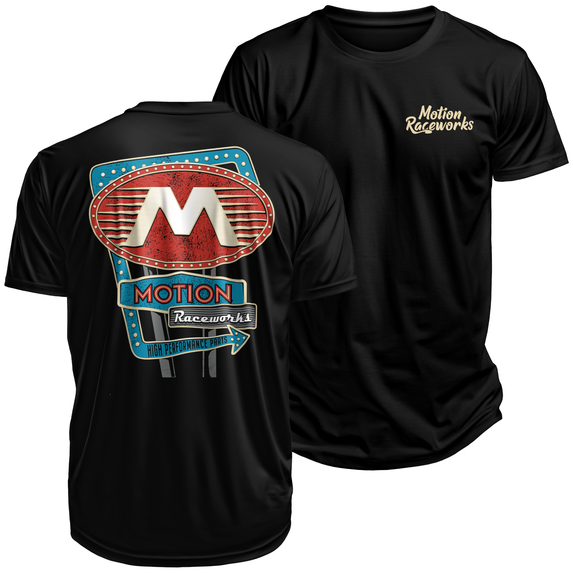 Motion Drive In Retro Shirt – Motion Raceworks