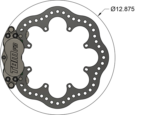 2023-24 BMW M2 (G87) Rear Drag Racing Brake Kit - Motion Raceworks