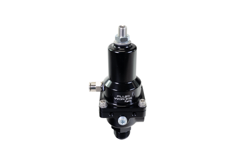 Fluidworks 7-20 gpm Fuel Pressure Regulator 90 Degree - Motion Raceworks