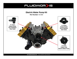 BLEM Coyote Ford Water Pump Delete/Electric Water Pump Inlet 16AN