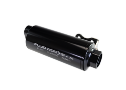 Fluidworks Dual Inlet 12GPM Post Fuel Filter w/ Mount (10 micron) 27-175 - Motion Raceworks