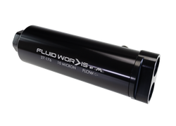 Fluidworks Dual Outlet 32GPM Post Fuel Filter w/ Mount (10 Micron) 27-176 - Motion Raceworks