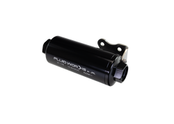 Fluidworks 6GPM Compact 10ORB Post Fuel Filter w/ Mount (10 Micron) - Motion Raceworks