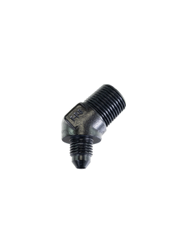 Fragola -4 AN x 3/8" NPT 45° Adapter 482338-BL - Motion Raceworks