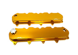 Motion Billet Gen V LT Valve Covers (Gold Anodized Finish) 11-120GLD