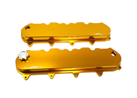 Motion Billet Gen V LT Valve Covers (Gold Anodized Finish) 11-120GLD - Motion Raceworks
