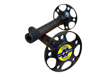 4340 super light 7/8 Gun Drill 40 spline axles 5x4.75" 31.50" width 3.150 bearing SN 29109