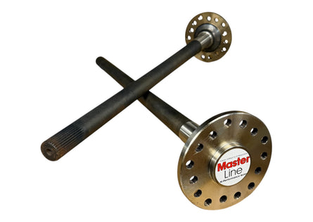 4340 Master Line 31 spline axles 5x4.5" and 5x4.75" 58.75" width 2.875 bearing SN ML00341