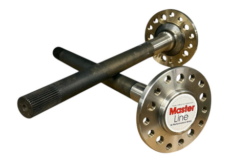 4340 Master Line 35 spline axles 5x4.5", 5x4.75" and 5x5" 43.00" width 3.150 bearing SN ML00984