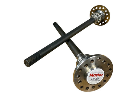 4340 Master Line 31 spline axles 5x4.5", 5x4.75" and 5x5" 52.250" width 3.150 bearing SN ML01043