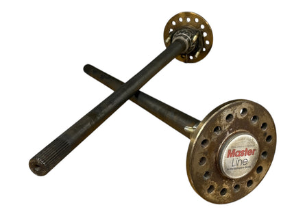 4340 Master Line 29 spline axles 5x4.5", 5x4.75" and 5x5" 58.310" width 3.150 bearing SN ML01743