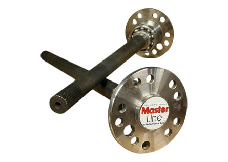 4340 Master Line 31 spline axles 5x4.5" and 5x4.75" 51.00" width 3.150 bearing SN ML03008