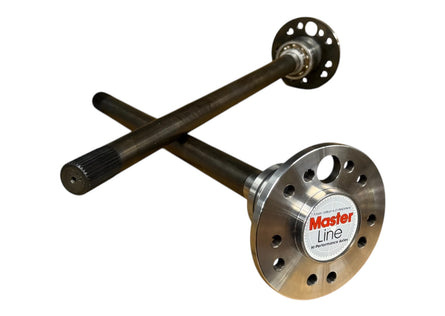 4340 Master Line 35 spline axles 5x4.5" and 5x4.75" 60.50" width 3.150 bearing SN ML05426
