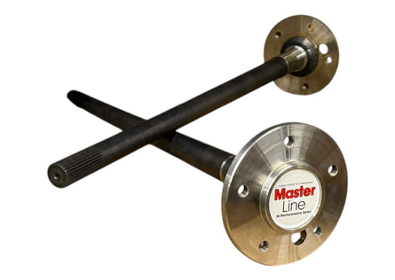 4340 Master Line 28 spline axles 5x4.75" 60.75" width 3.150 bearing SN ML04422