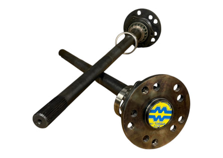 4340 31 spline axles 5x4.5" and 5x5" 59.00" width 3.150 bearing SN 16202