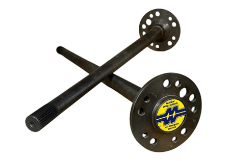 4340 30 spline axles 5x4.75" 61.625" width 3.150 bearing SN 22483