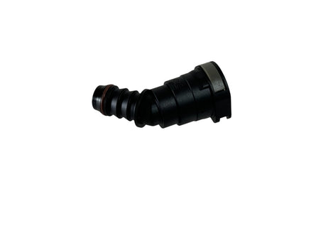 Quick Release Fitting to 5/8" Barb 45 Degree Factory 5/8" Valve Cover Connection (Plastic) - Motion Raceworks