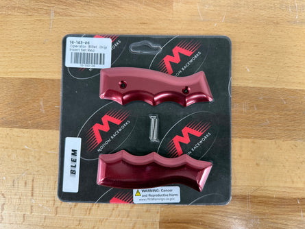 BLEM Operator Billet Grip Insert Set Red 16-143-06
