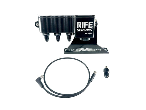 RIFE Pro Series Transmission Combo Pack for TH400 Lock Up Transmission Pressure Triple Sensor Block Kit with Mount-Motion Raceworks-Motion Raceworks