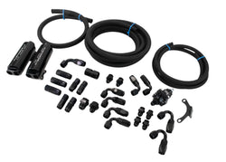 Extreme Swap Fuel System Plumbing Kit Dual 8AN Feed (Just add up to 6gpm pump)