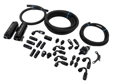 Extreme Swap Fuel System Plumbing Kit Dual 8AN Feed (Just add up to 6gpm pump) - Motion Raceworks