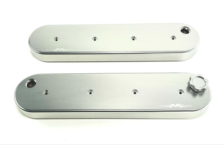 Motion Raceworks Clear Anodized Billet LS Valve Covers 10-120CLR - Motion Raceworks