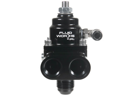 Fluidworks 1-10 gpm Fuel Pressure Regulator 35-70 psi Front Loader Fittings - Motion Raceworks