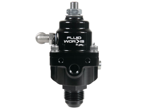Fluidworks 1-10 gpm Fuel Pressure Regulator 35-70 psi Front Loader Fittings - Motion Raceworks