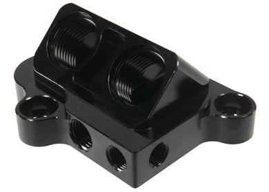 Coyote Ford Oil Remote Oil Filter Adapter Fits Gen 1-3 engines by Fluidworks - Motion Raceworks