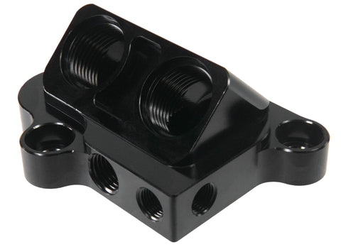 Coyote Ford Oil Remote Oil Filter Adapter Fits Gen 1-3 engines by Fluidworks - Motion Raceworks
