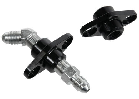 1/8" NPT Bulkhead Flanged Pass Thru Fitting by Motion Raceworks - Motion Raceworks