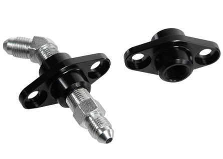 1/8" NPT Bulkhead Flanged Pass Thru Fitting by Motion Raceworks - Motion Raceworks