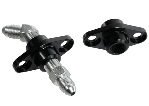 1/8" NPT Bulkhead Flanged Pass Thru Fitting by Motion Raceworks - Motion Raceworks