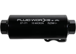 Fluidworks 12ORB Post Fuel Filter w/ Mount (10 Micron)