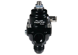 Fluidworks 3-6 gpm Fuel Pressure Regulator 35-120 psi 180 Degree Fittings-Fluidworks-Motion Raceworks