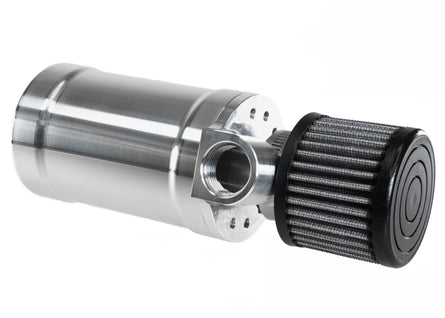 Motion Raceworks Top Loader Billet Oil Catch Can Bare Aluminum ( Single 12 AN Port ) 32-101BARE-Motion Raceworks-Motion Raceworks