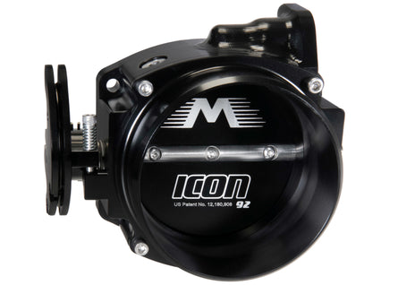 ICON 92/95mm Cable Drive Throttle Body (Black) w/ Interchangeable Connection