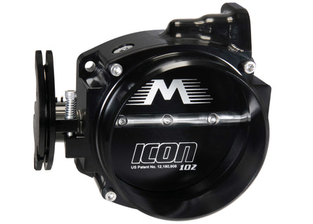 ICON 102/105mm Cable Drive Throttle Body (Black) w/ Interchangeable Connection