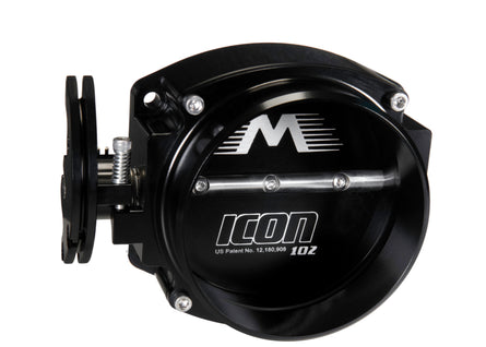 ICON Race 102/105mm Cable Drive Throttle Body (Black) w/ Interchangeable Connection