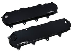 Motion Billet Gen V LT Valve Covers (Black Anodized Finish)