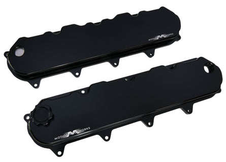 Motion Billet Gen V LT Valve Covers (Black Anodized Finish) - Motion Raceworks