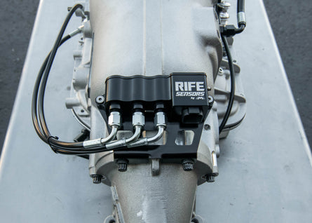 RIFE ProMod Series Transmission Combo Pack for TH400 Lock Up Transmission Pressure Triple Sensor Block Kit with Mount