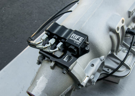 RIFE ProMod Series Transmission Combo Pack for TH400 Lock Up Transmission Pressure Triple Sensor Block Kit with Mount