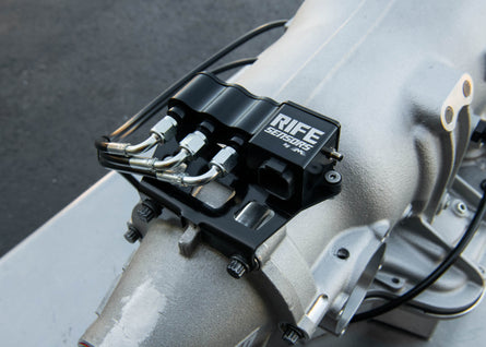 RIFE ProMod Series Transmission Combo Pack for TH400 Lock Up Transmission Pressure Triple Sensor Block Kit with Mount